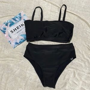 Black 2 piece swimsuit